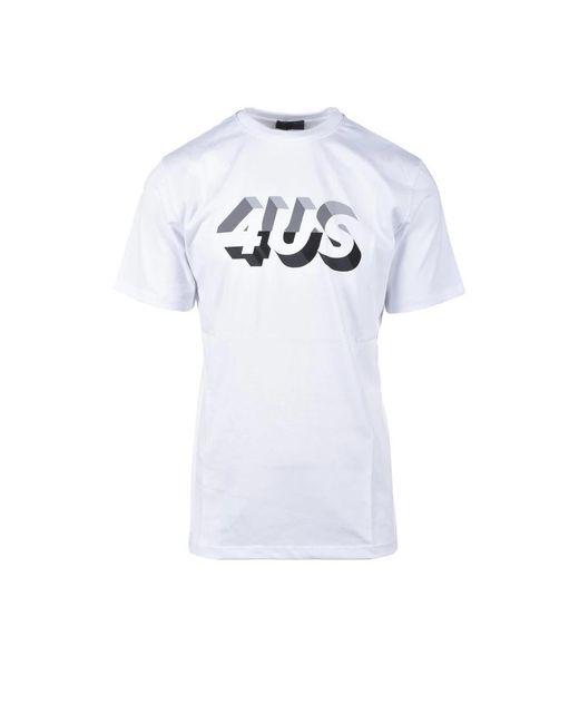 Cesare Paciotti White T-Shirts for men