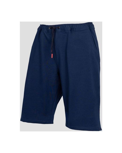 Kiton Short Pants in het Blue voor heren