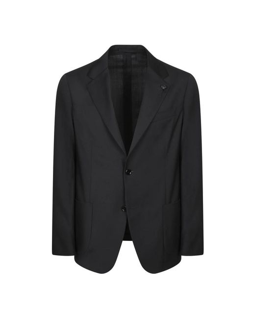 Single Breasted Suits Lardini de hombre de color Black