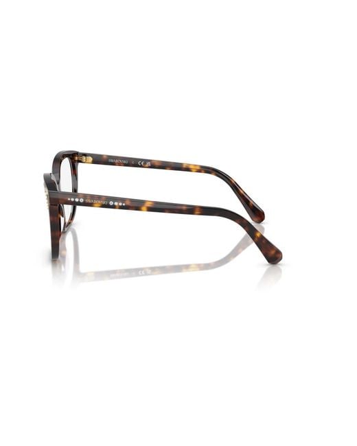 Swarovski Brown Glasses