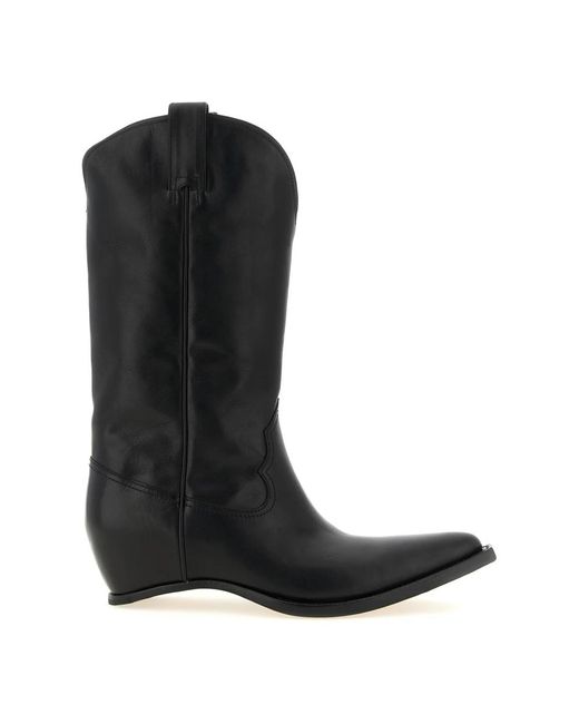Maison Margiela Black Cowboy & Biker Boots for men