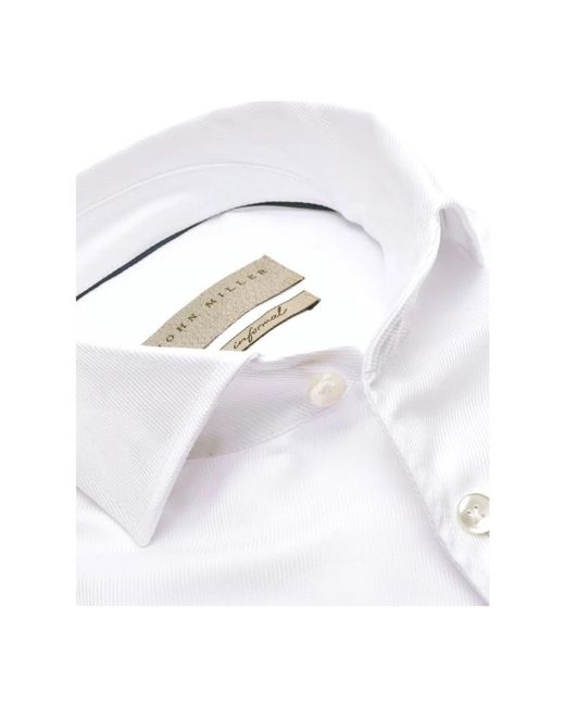 John Miller White Formal Shirts for men