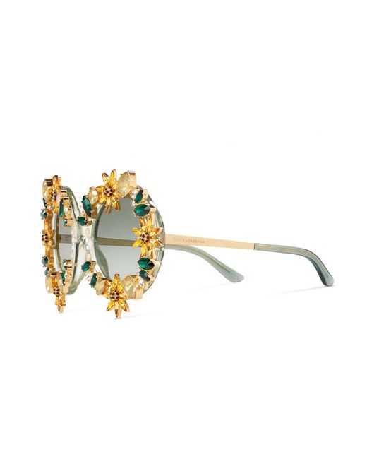 Dolce & Gabbana Yellow Sunglasses