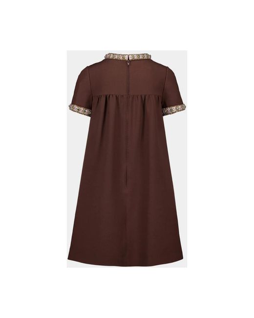 Valentino Garavani Brown Short Dresses