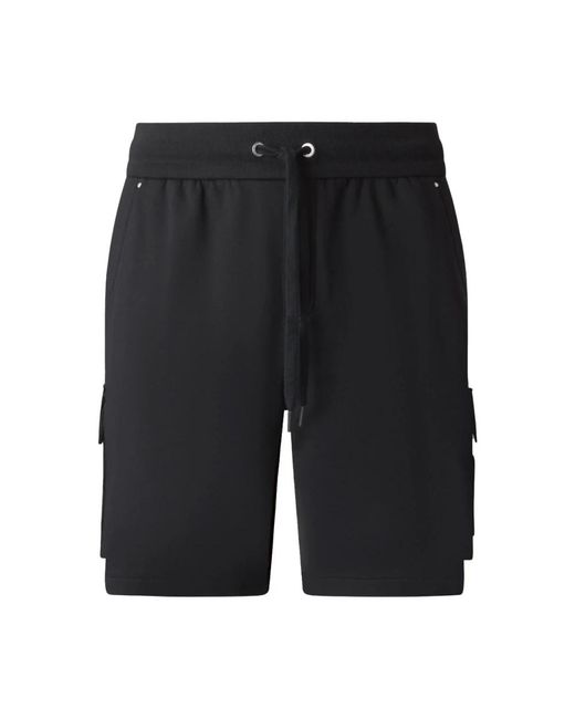 Moose Knuckles Black Casual Shorts for men