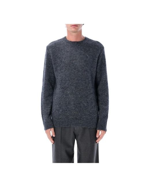 A.P.C. Blue Round-Neck Knitwear for men