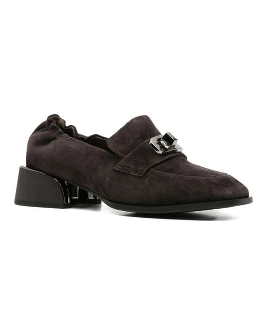 Linda Baumann Black Loafers