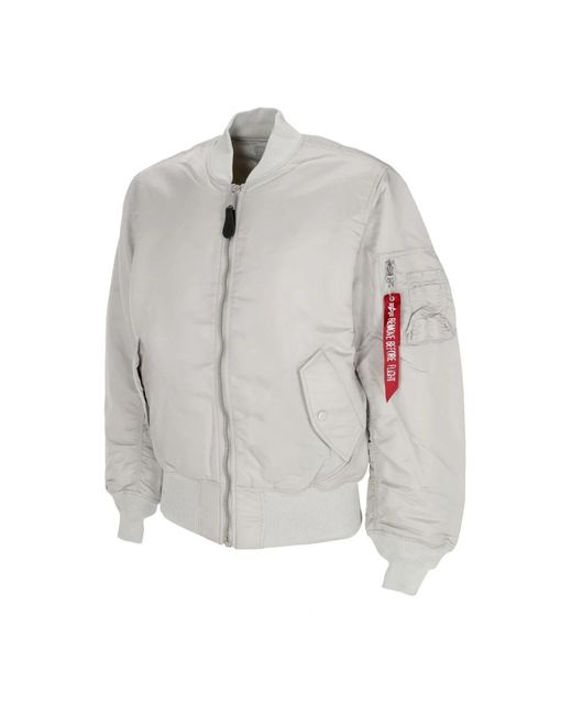 Alpha Industries Gray Bomber Jackets for men