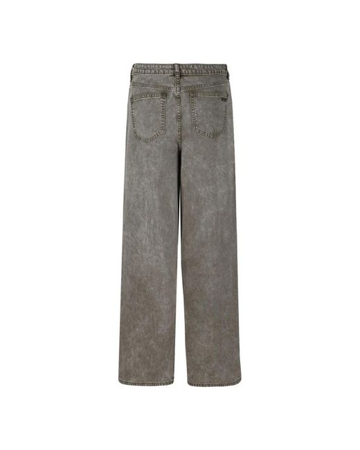 Michael Kors Jeans ,Grijs ,Katoen Safari Groene Geverfde Effect Jeans in het Gray