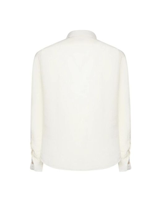 Eleventy White Casual Shirts for men