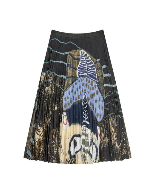 Munthe Blue Midi Skirts