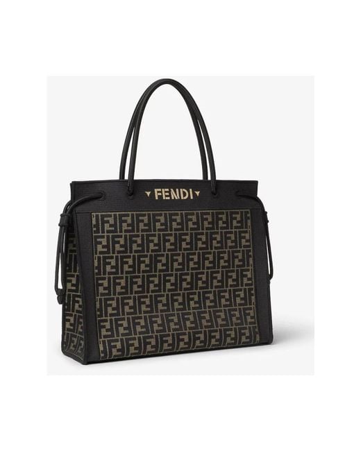 Fendi Black Shopping Bags