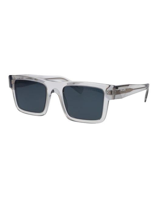 Prada Stylische sonnenbrille mit 0pr 19ws design in Blue für Herren