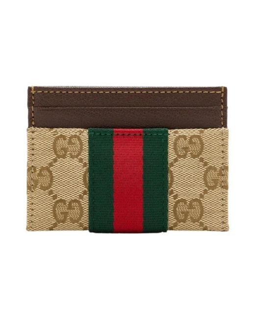 Wallets & Cardholders Gucci de color Metallic