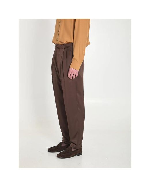 Saint Laurent Brown Suit Trousers for men