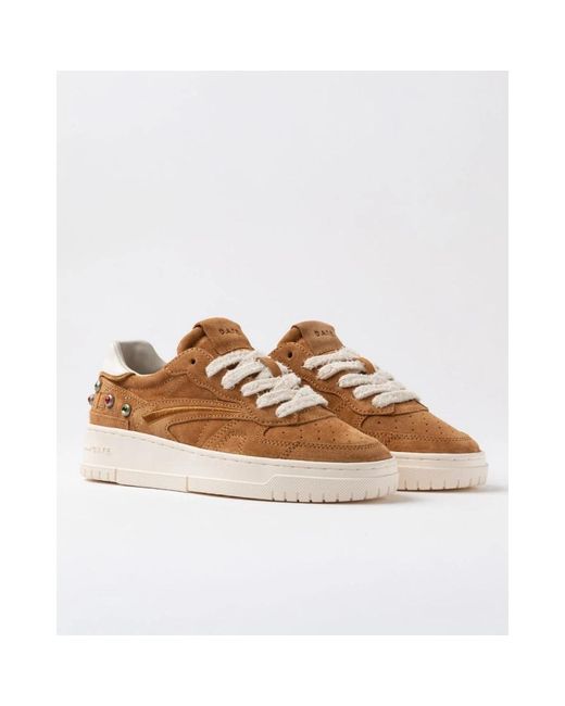 Sneakers Date en coloris Brown