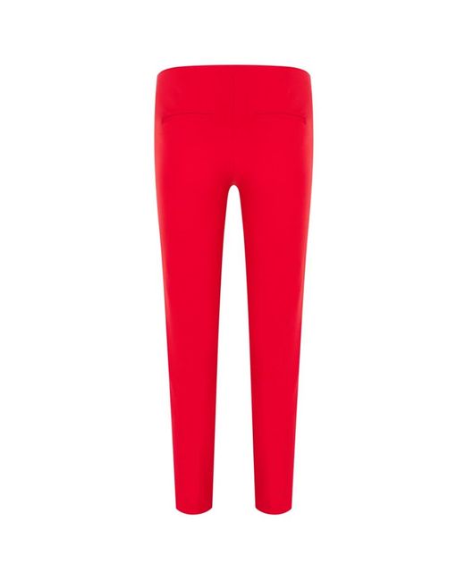Cambio Red Cropped Trousers