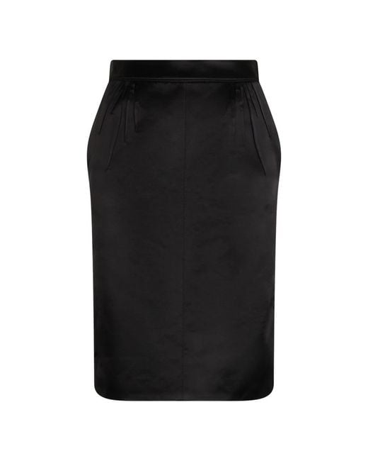 Saint Laurent Black Pencil Skirts