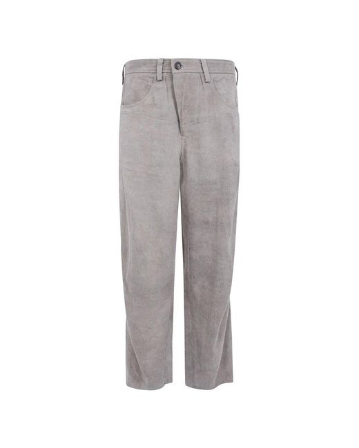 Ziggy Chen Jacquard Worker Jeans in het Gray voor heren