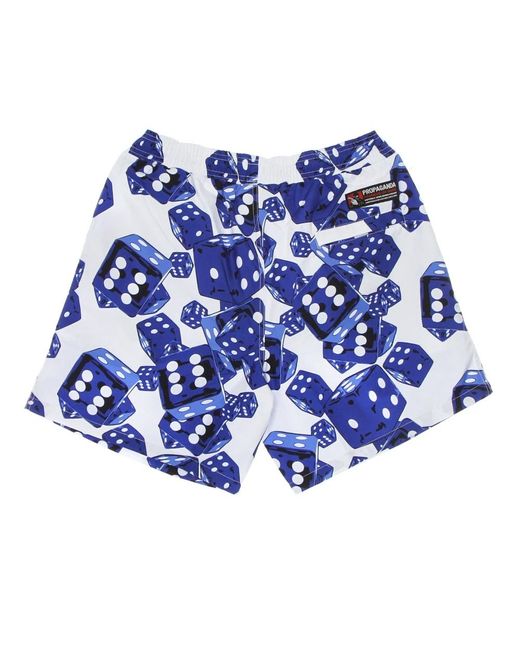 Beachwear Propaganda de hombre de color Blue