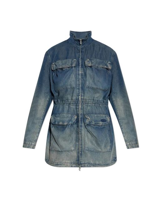 DIESEL Jassen ,Blauw ,Denim Jas De-Weny in het Blue