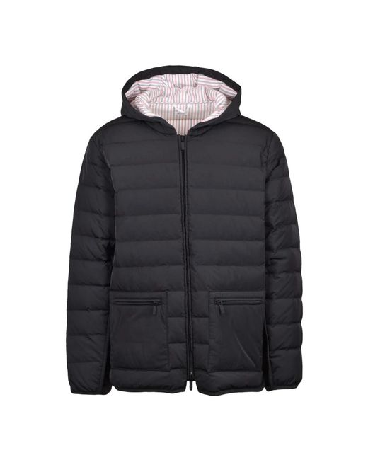 Thom Browne Black Winter Jackets for men