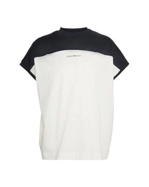 Emporio Armani T-Shirts in het Black voor heren