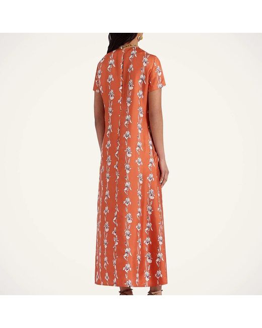 LaDoubleJ Orange Schwingkleid