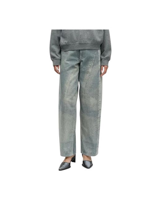Samsøe & Samsøe Jeans ,Blauw ,Katoen Saharper Jeans 15620 W in het Gray