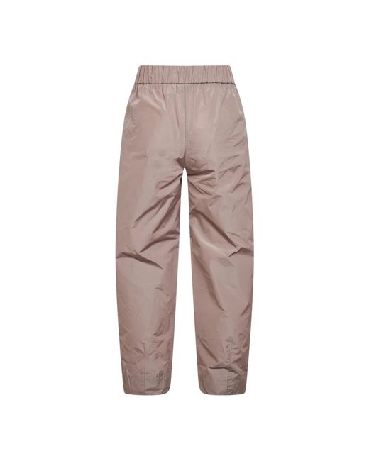 Herno Brown Straight Trousers