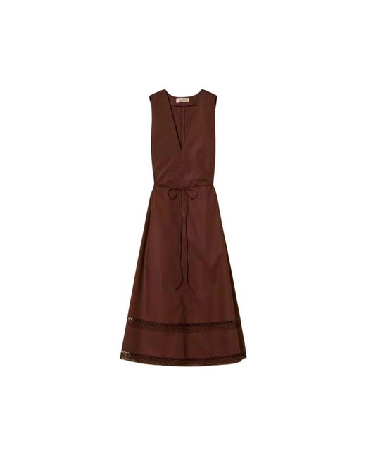 Twinset Brown Midi Dresses
