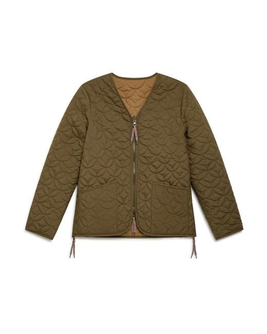 Light Jackets Maliparmi de color Green