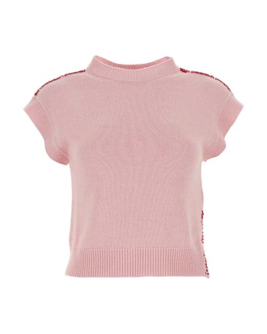 Round-Neck Knitwear Marni en coloris Pink