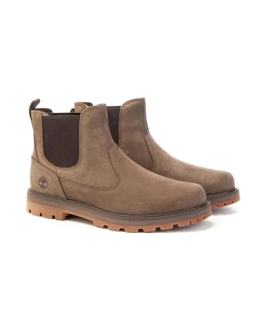 Timberland Chelsea Britton Road Mid Laarzen in het Brown voor heren