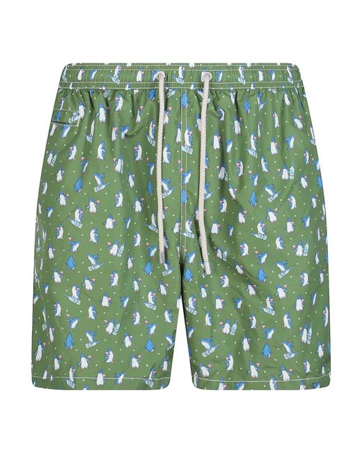 Mc2 Saint Barth Green Beachwear for men