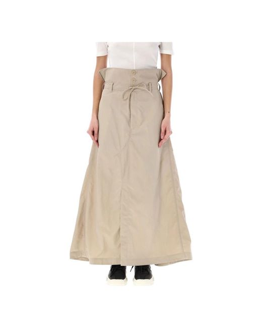Y-3 Natural Maxi Skirts