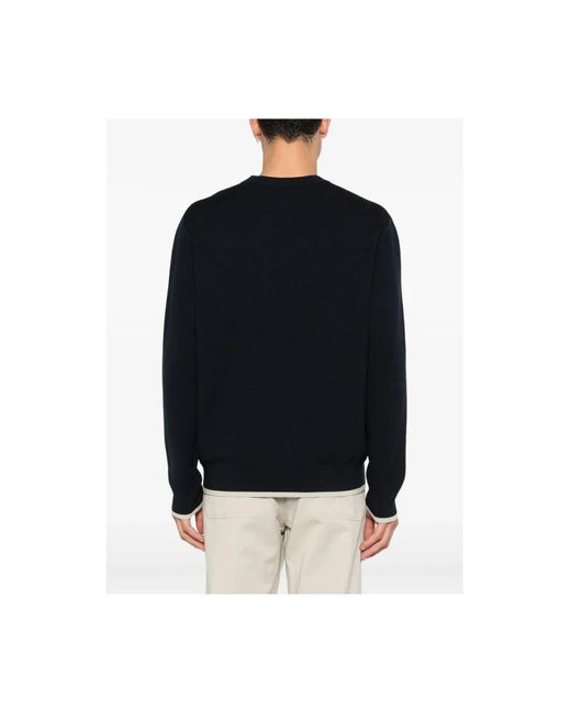 Samsøe & Samsøe Blue Round-Neck Knitwear for men