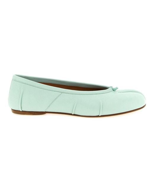 Maison Margiela Green Ballerina Shoes