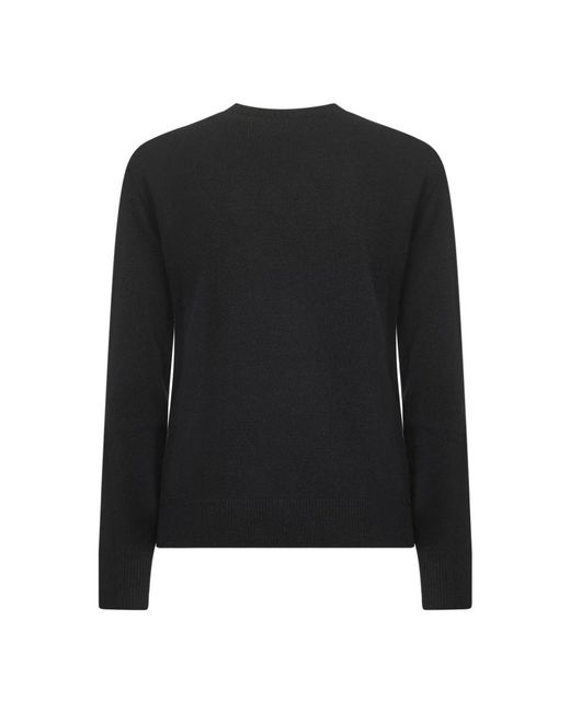 Mc2 Saint Barth Black Round-Neck Knitwear
