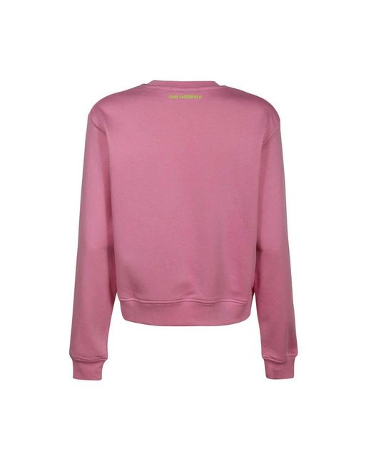 Karl Lagerfeld Pink Sweatshirts
