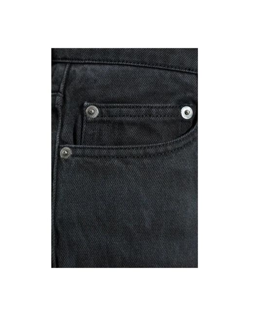 AMI Black Straight Fit Jeans