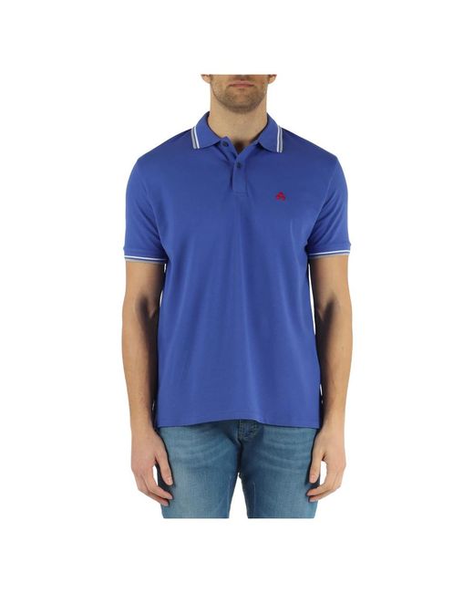 Peuterey Blue Polo Shirts for men