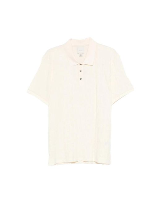 Calvin Klein White Polo Shirts for men