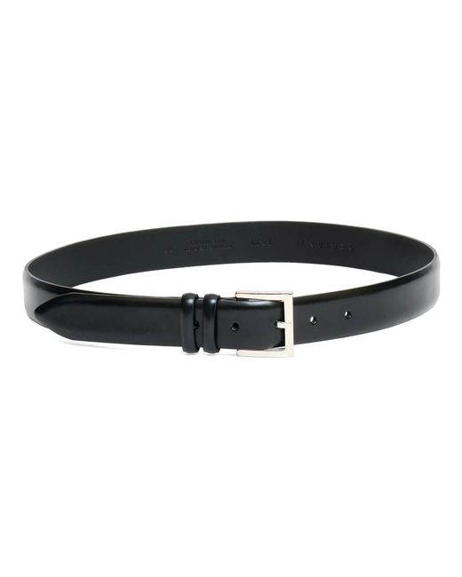 Orciani Toledo Klassischer Ledergürtel in Black für Herren