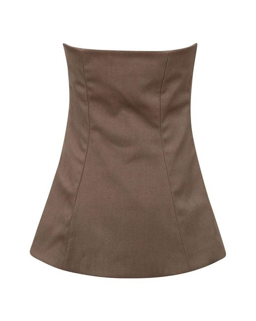 Sleeveless Tops Entire studios de color Brown