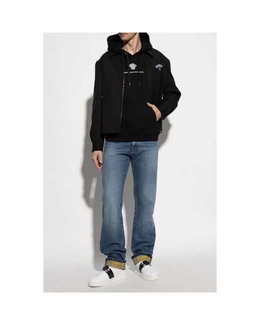 Versace Gemusterte jeans in Blue für Herren