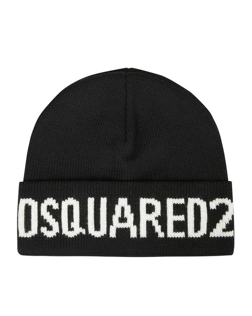 Beanies DSquared² de hombre de color Black
