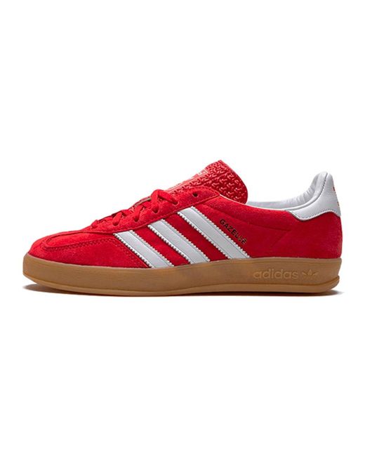 Scarlet cloud white sneakers di Adidas in Red