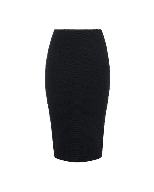 Elisabetta Franchi Black Pencil Skirts