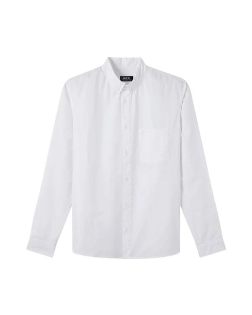 A.P.C. White Light Jackets for men